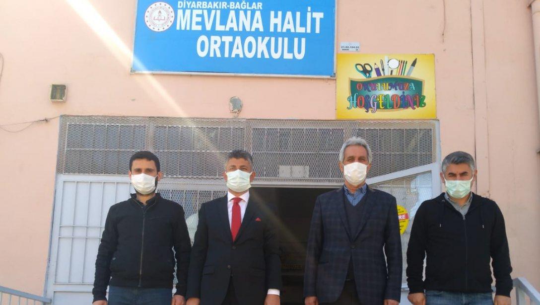 İlçe Milli Eğitim Müdürümüz Sayın Mehmet BULUT' un Mevlana Halit Ortaokulunu Ziyareti